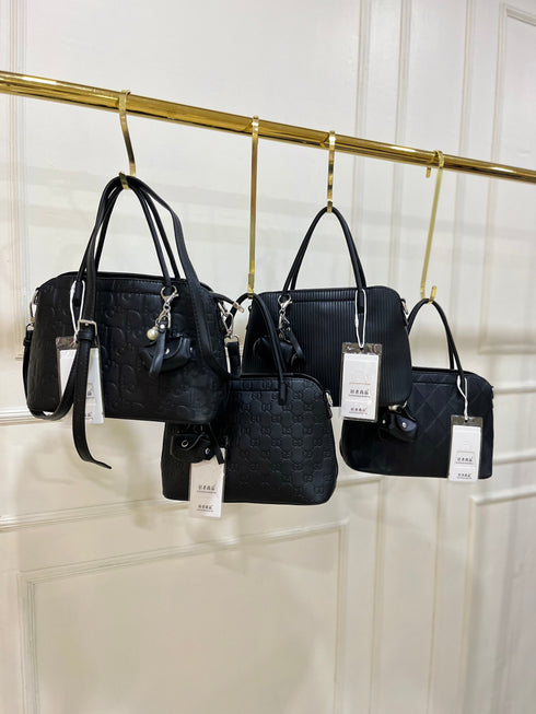 Classy Solid Color Hand and Shoulder Bags